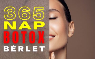 Árban verhetetlen! B0T0X Bérlet, 365 nap ráncmentes arcbőr