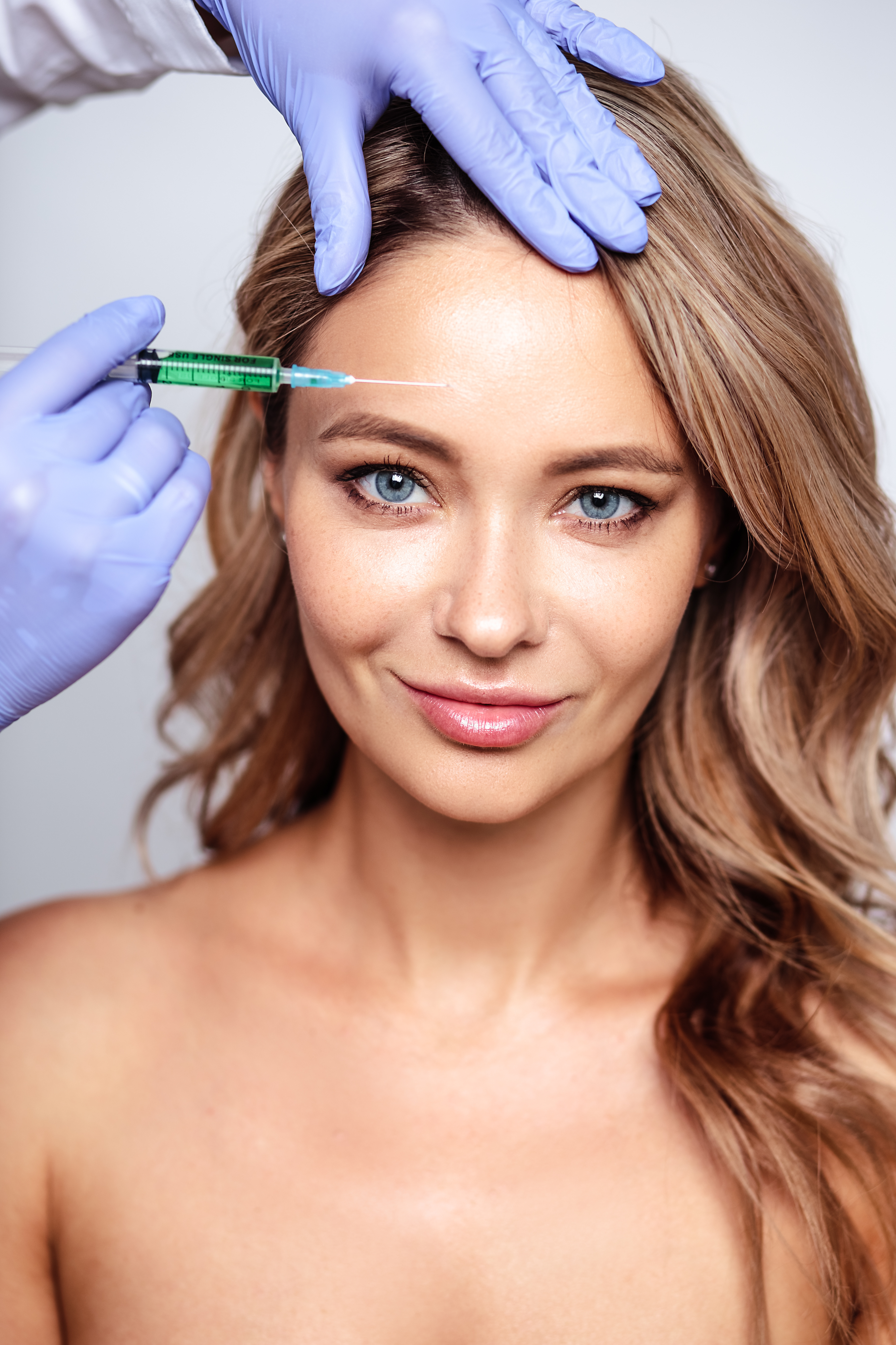 botox, injekció, kezelés, szépészet, esztétika, fiatalítás